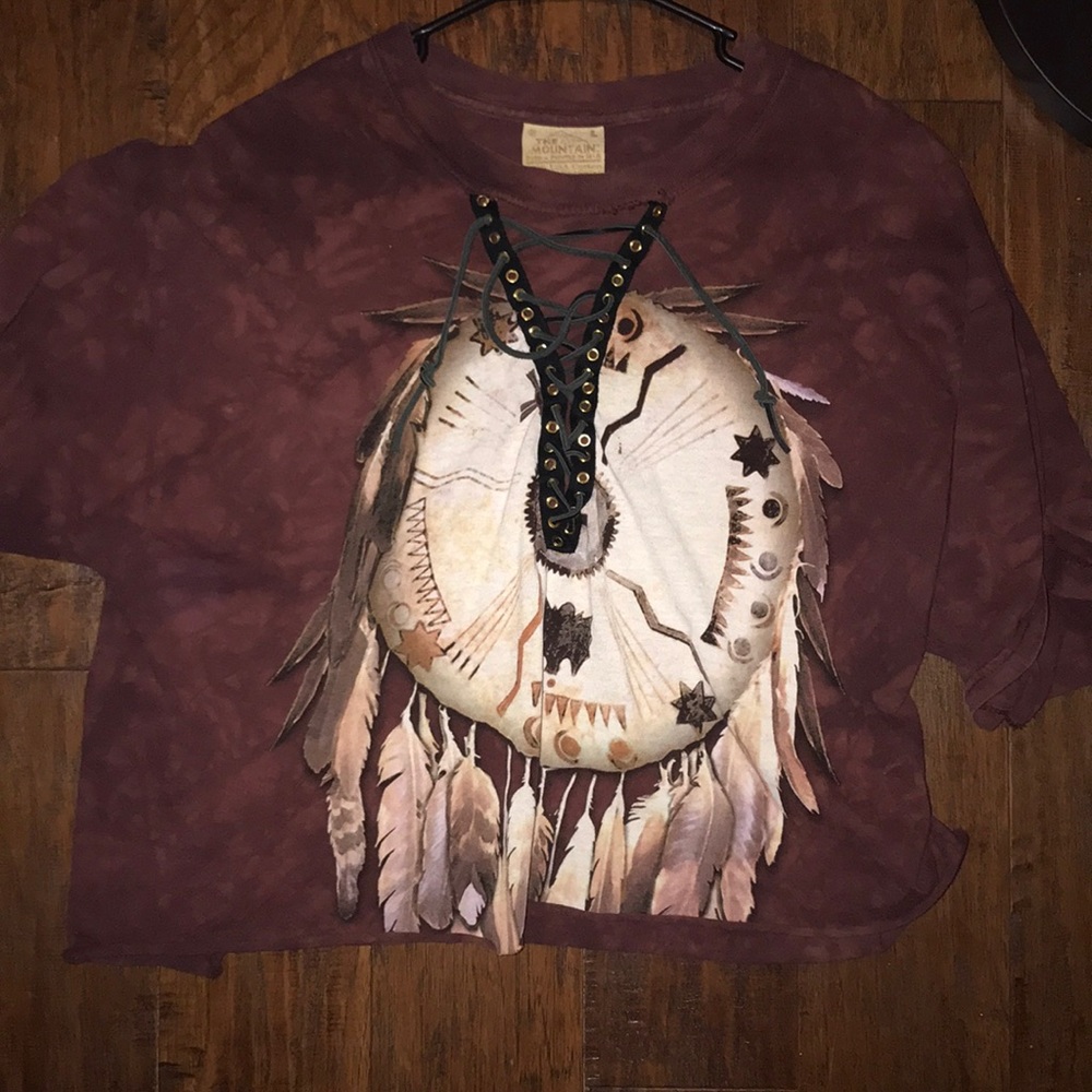 Lace up T-shirt